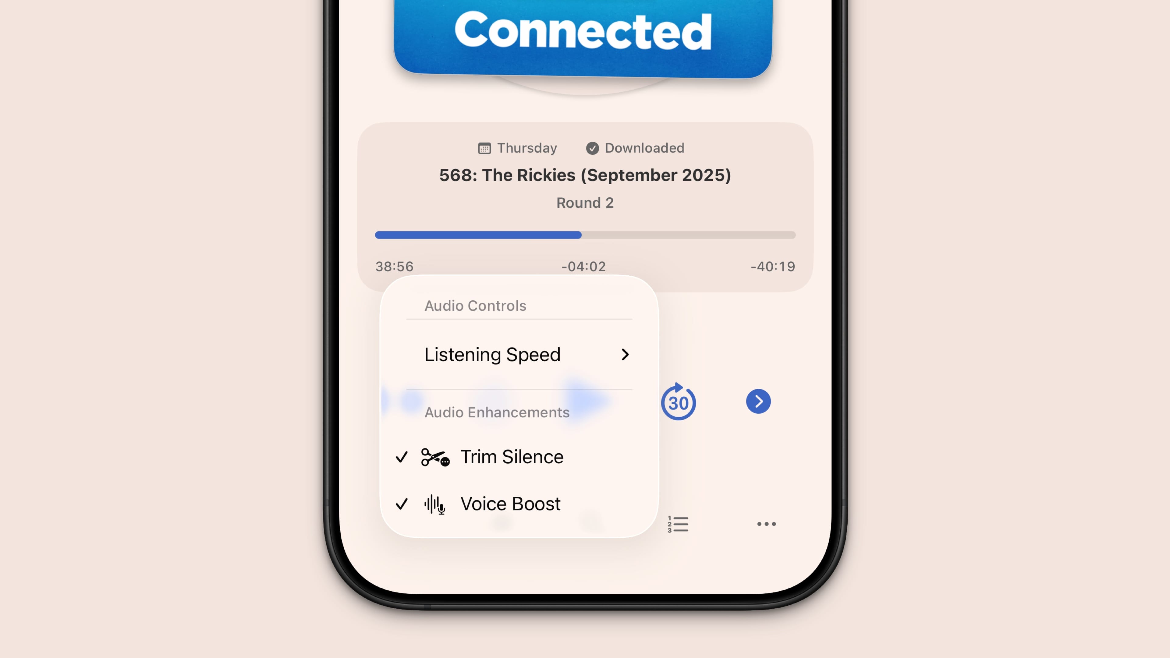 Podcast Player enhancements